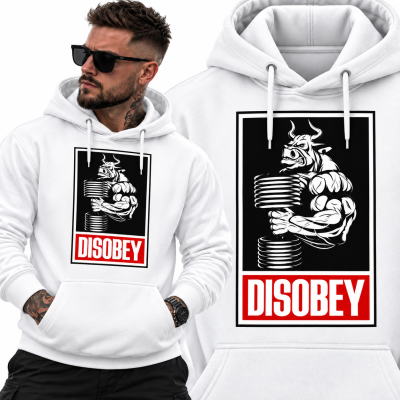 BLUZA Z KAPTUREM NA SIŁOWNIĘ  BULL DISOBEY
